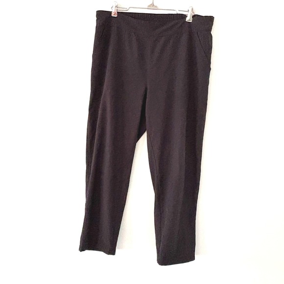 Rafaella Pants - Rafaella Comfort Women's Black Pants XL Extra‎ Large Elastic Waist Pull On